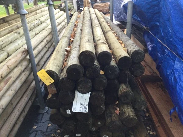 Paal rond gefreesd 10 cm