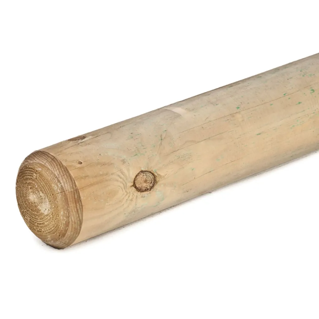 Paal rond Ø12 cm Celfix gefreesd (500 cm)