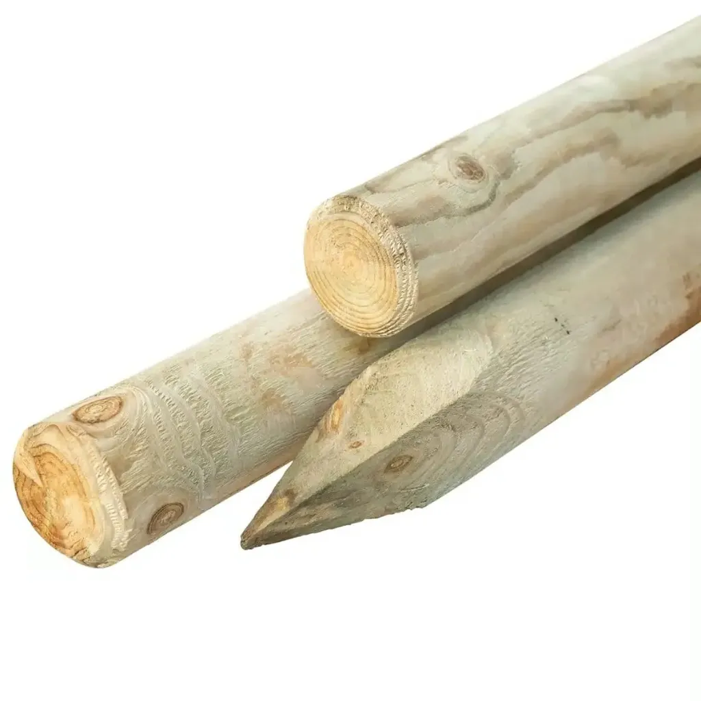 Paal rond Ø8 cm geschild Celfix (180 cm)