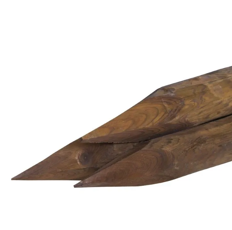 Paal rond Ø8 cm geschild Nobifix