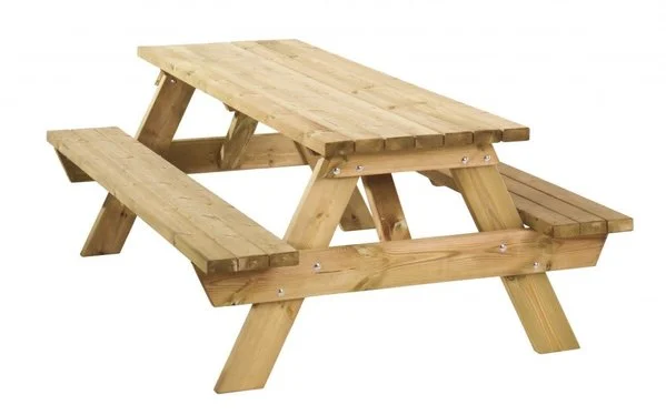 Picknickbank bouwpakket robuust 44mm (178 cm)