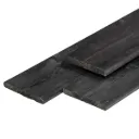 Plank 1,6x14 cm zwart gespoten