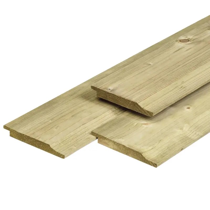 Rabat halfhout naaldhout geïmpregneerd 13,3cm werkend