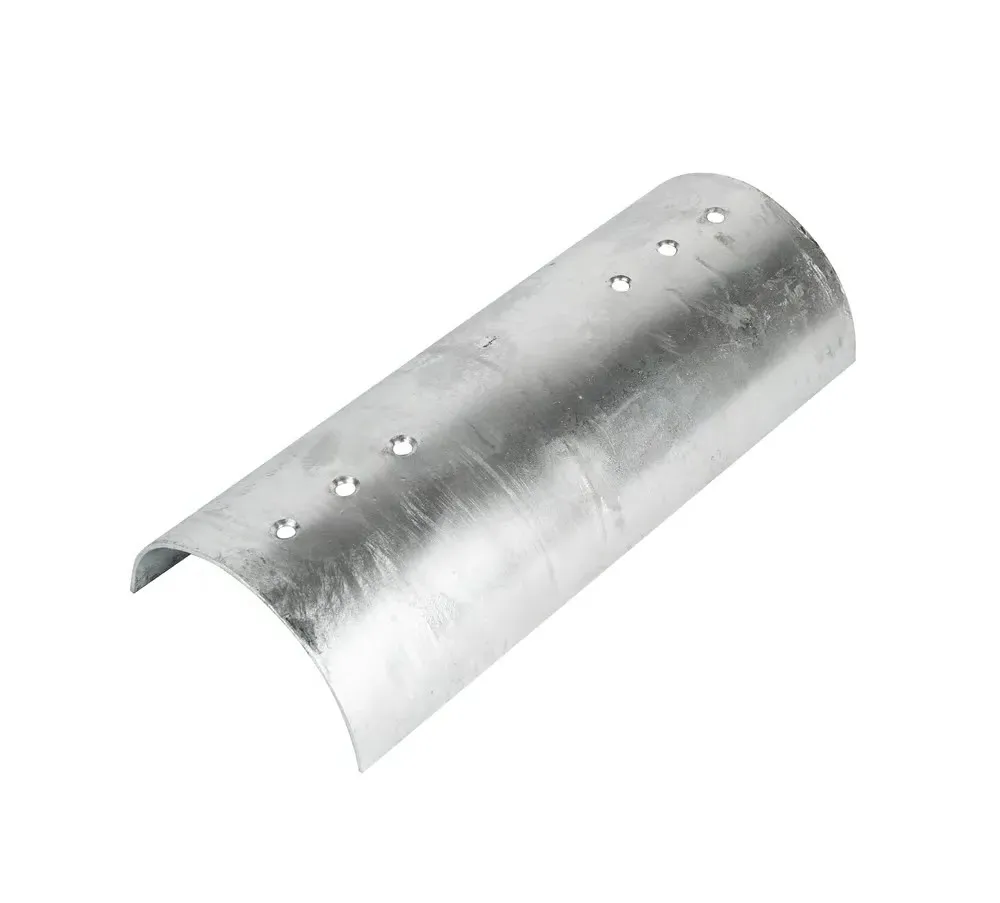 Rondhout verbindingsstuk set (Rechtdoor 10 cm)