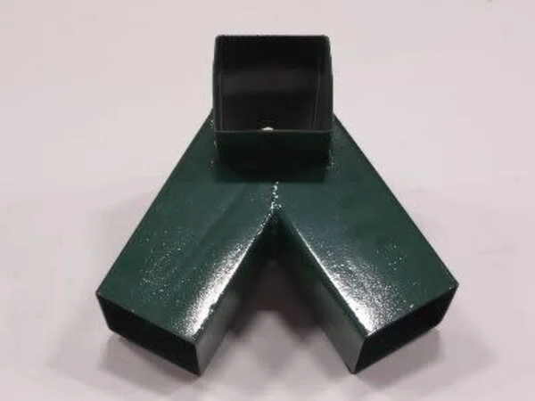[SCH-084-GR] Schommel hoek verbinding vierkant 9x9 cm (Groen)