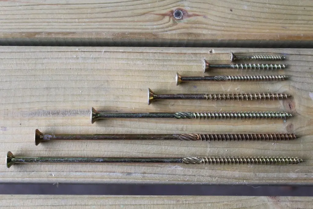 Schroef verzinkt per doos