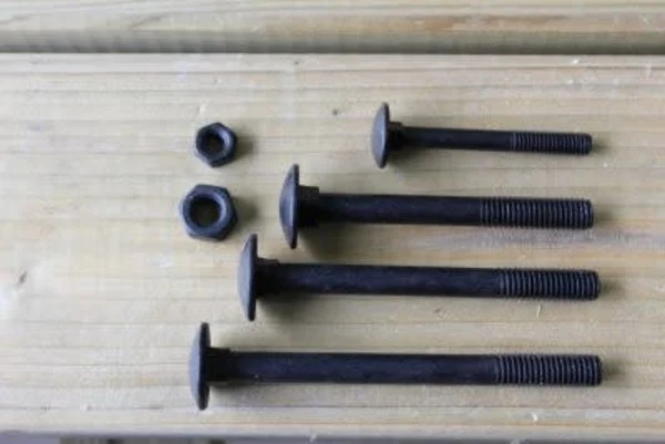 Slotbout 8 mm Zwart (50 mm)
