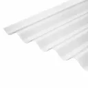 Supercristal polyester golfplaat 76x18 mm - per 10 cm