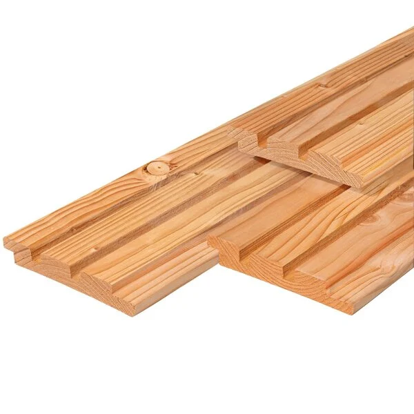 Triple profiel Douglas 1,9x13 (werkend 12cm) (240 cm)