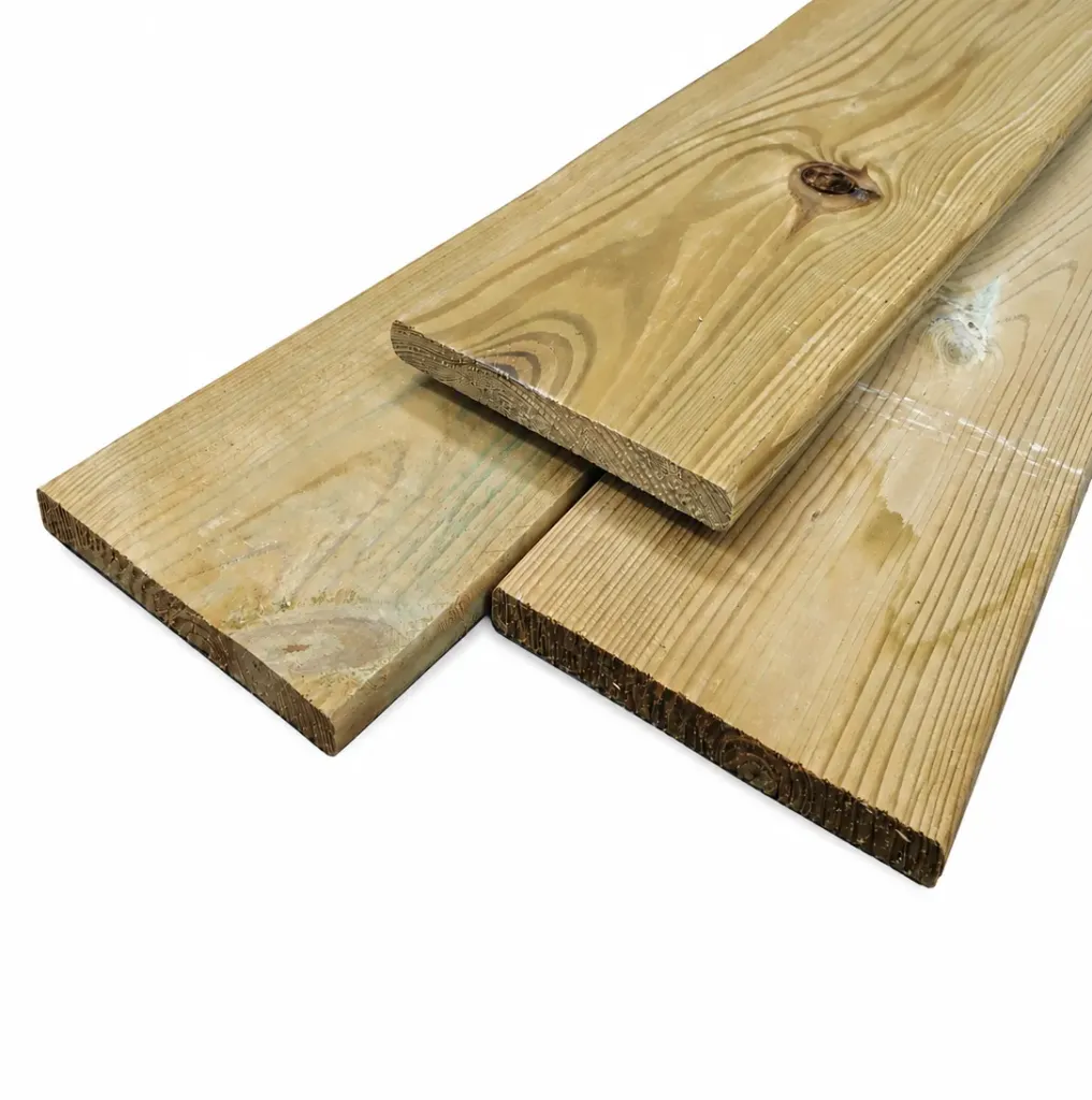 Actie plank grenen 1,6x14 cm (180 cm)