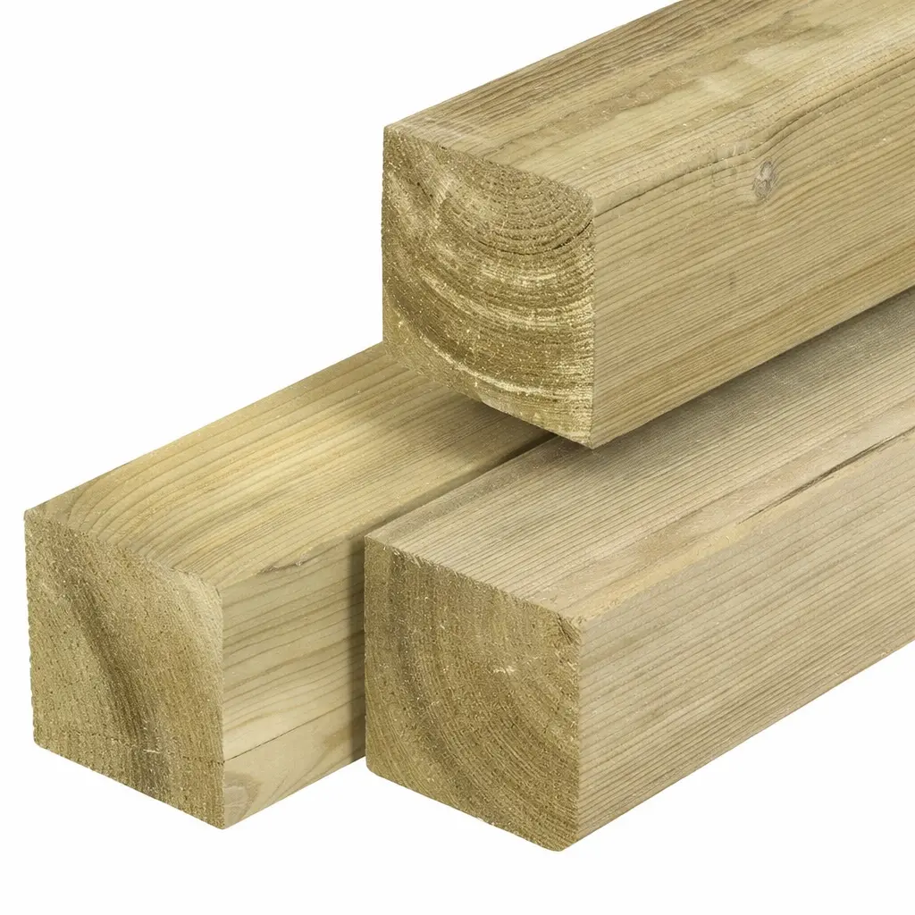 Grenen paal 7x7 (180 cm)