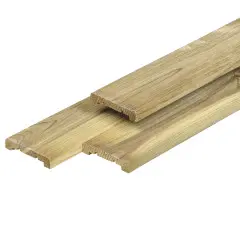 Afdekregel plat recht