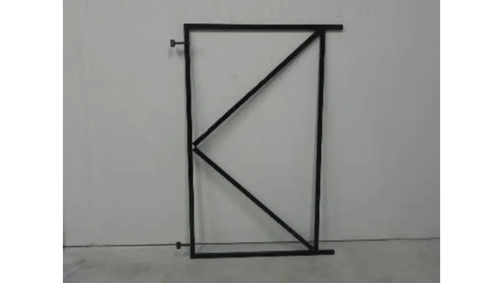 Deur frame (zwart)