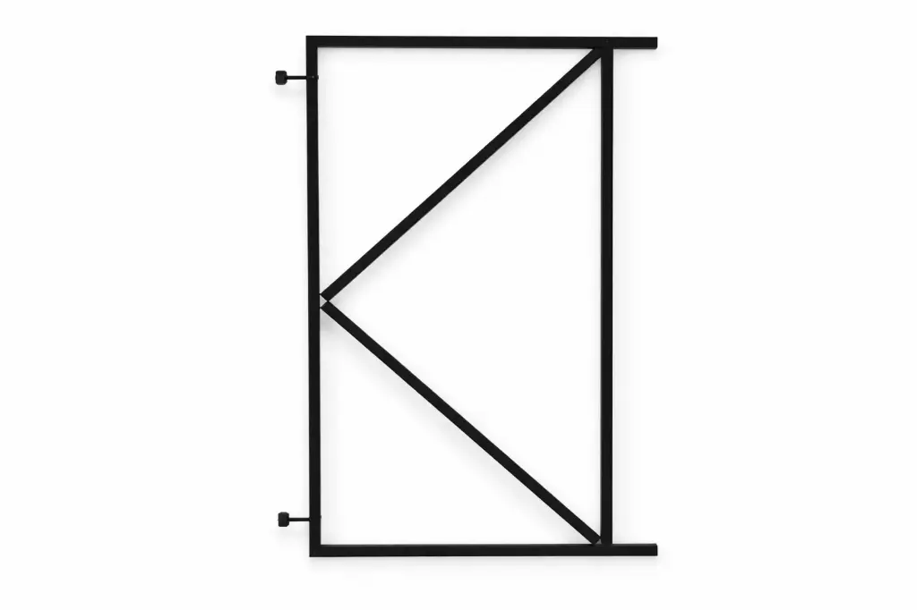 Deurframe (zwart) (90 cm)