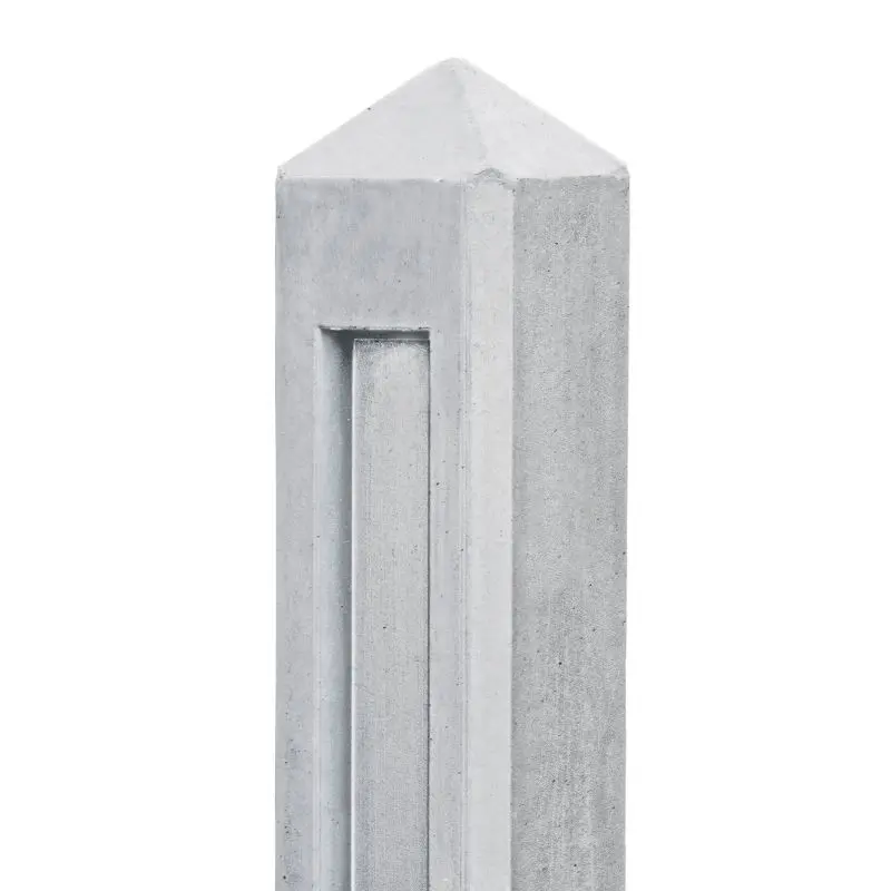 Betonpaal Hunze Antraciet 10x10 145 cm Pyramidekop