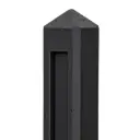 Betonpaal Hunze Antraciet Gecoat 10x10 145 cm Piramidekop