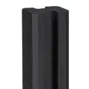 Betonpaal Reest 11.5x11.5 272 cm rechte kop voor scherm sleufpaal Gecoat Antraciet