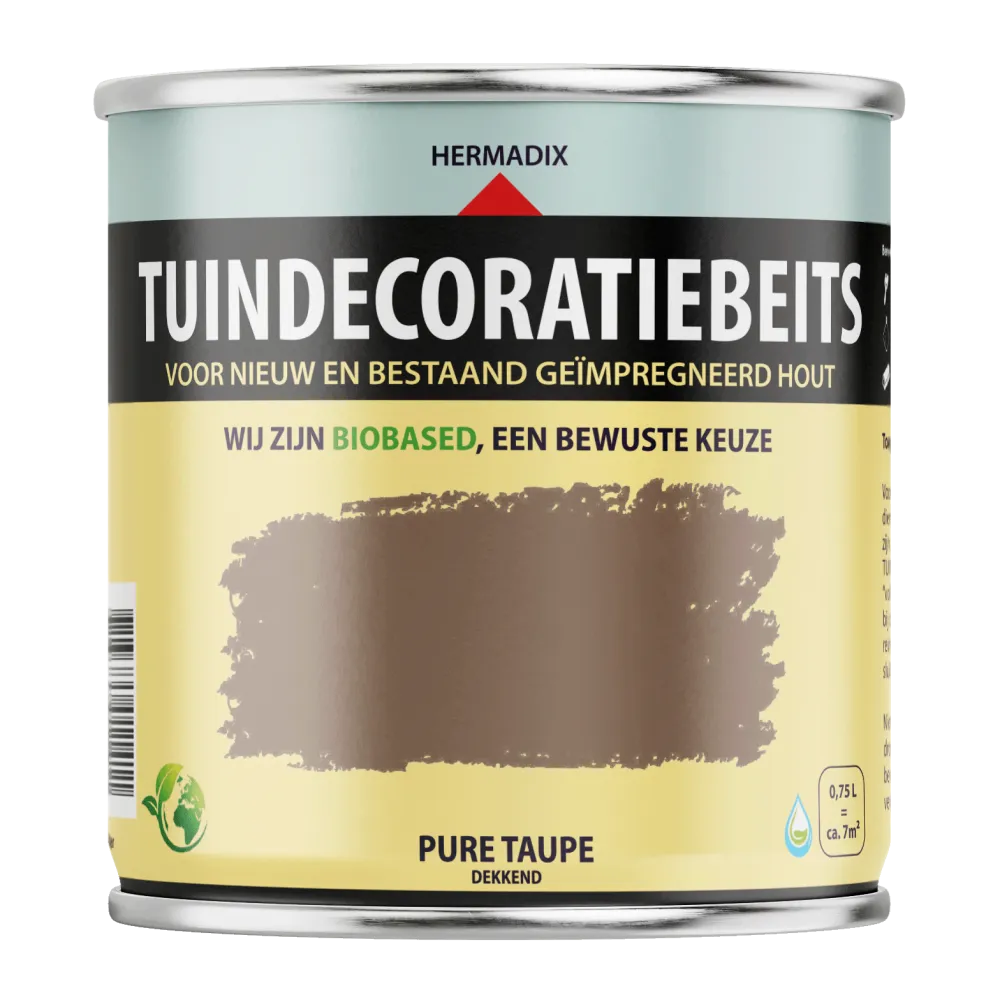 Tuin decoratie beits 2500ml (715 Pure Taupe)