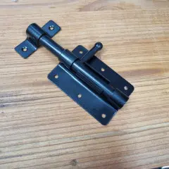 Plaatgrendel schuif Zwart