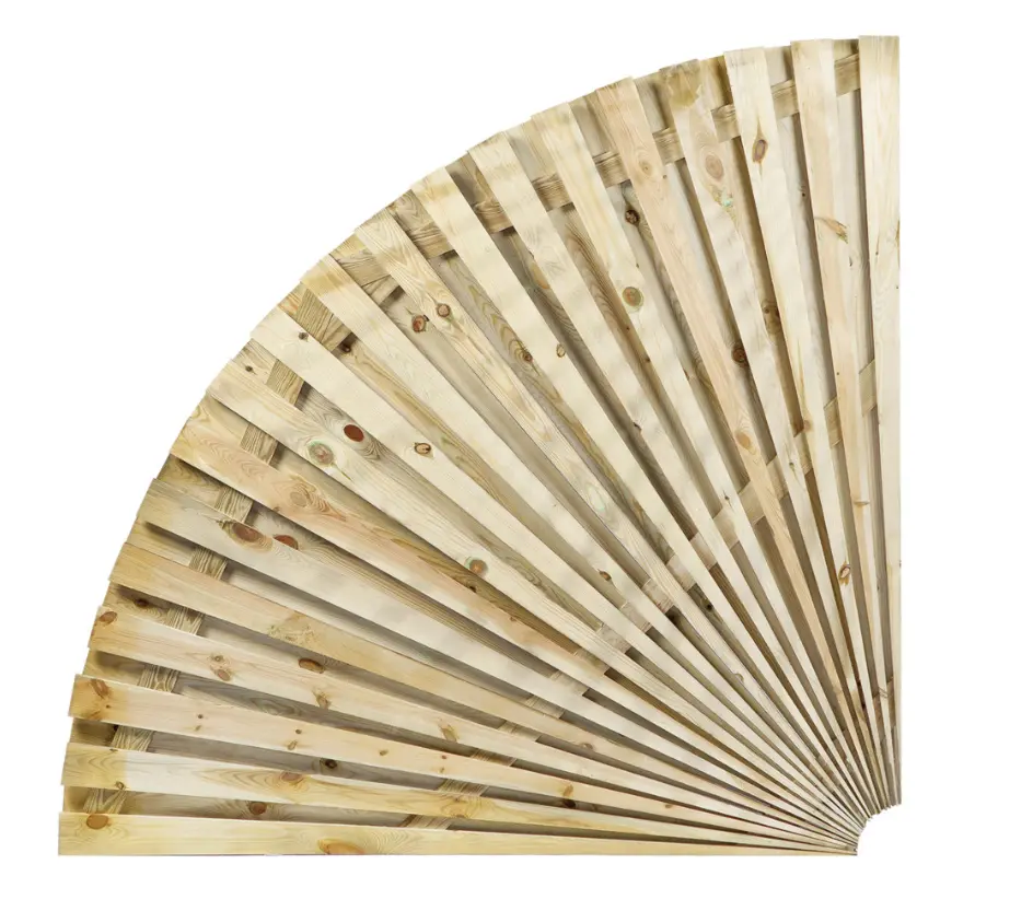 Tuinscherm kwart rond 170 cm