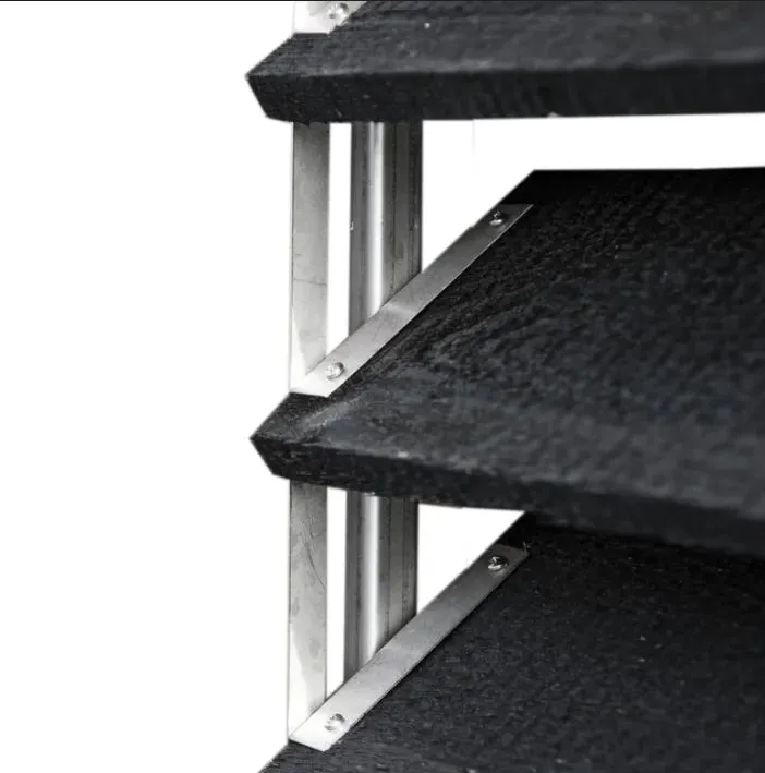 [SHU-03] Flexfence shutterrails RVS (RVS 166 cm (14 planken))