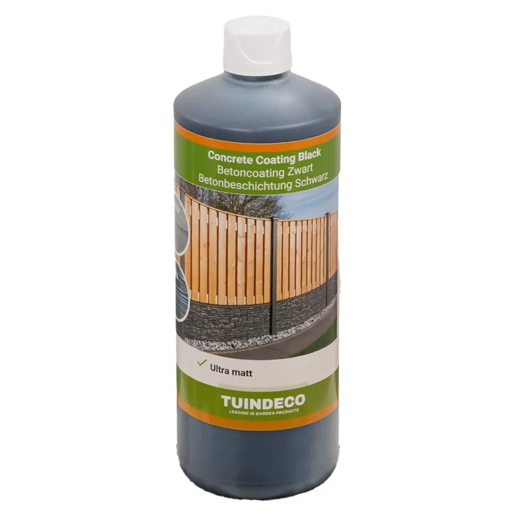 Betoncoating zwart-mat 1 ltr