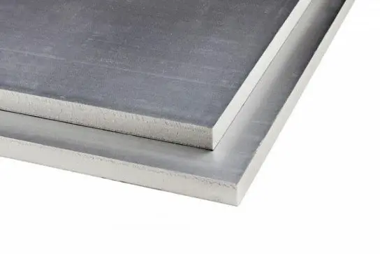 PIR plaat 60x120x3 cm 2 zijdig alu isolatie