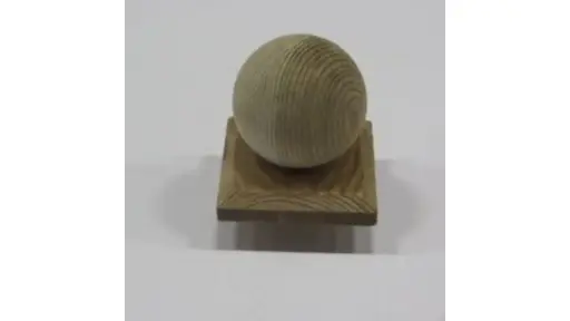 Hout bol paalkap