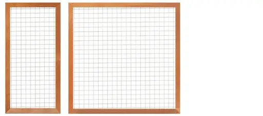 Gaaspaneel met kader robuust 45x70 Maaswijdte: 7,5x7,5cm Red Class