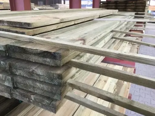 Geïmpregneerde plank 2x20 cm