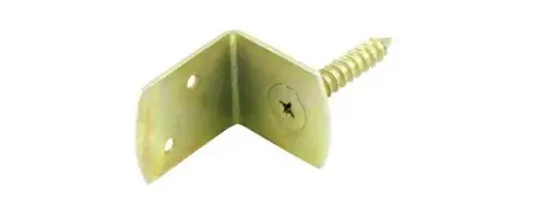 L-beslag met schroef