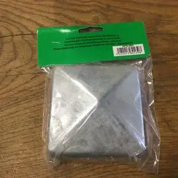 Verzinkt piramide paalkap