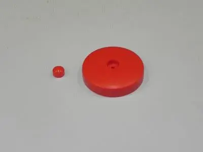 10 cm rond plastic paalkap