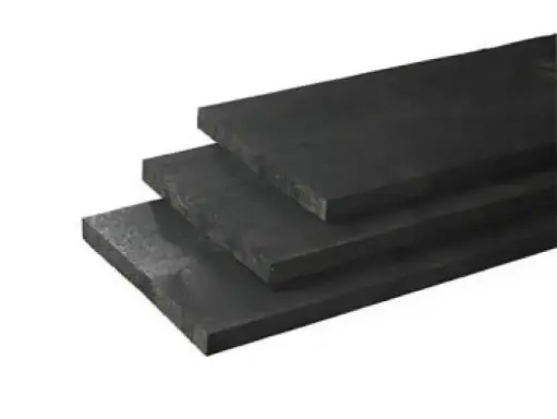 Plank zwart gedompeld 2,2x20