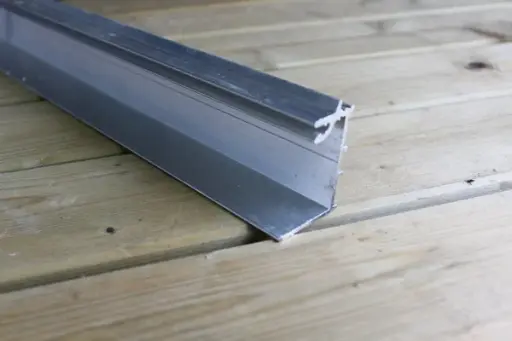 Polycarbonaat Muurprofiel incl. rubber