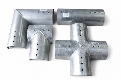 Rondhout verbindingsstuk set (set = 2 st)