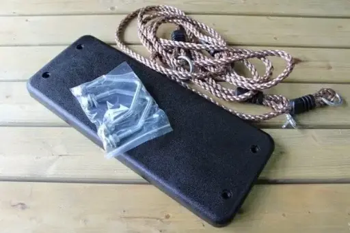 Rubber schommel zwart