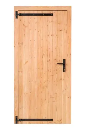 Schuurdeur Douglas enkele klampdeur B1000xH2050mm buitenmaat