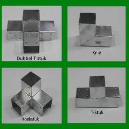 Verbindingsstuk 9x9 Vierkant