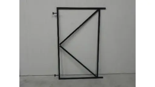 Deur frame (zwart)