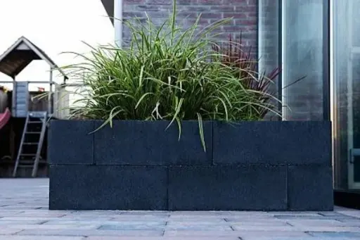 Lineablok 15x15x60 cm Antraciet