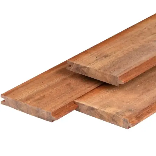 Damwandplank Hardhout 3x20 Werkend 18.5cm